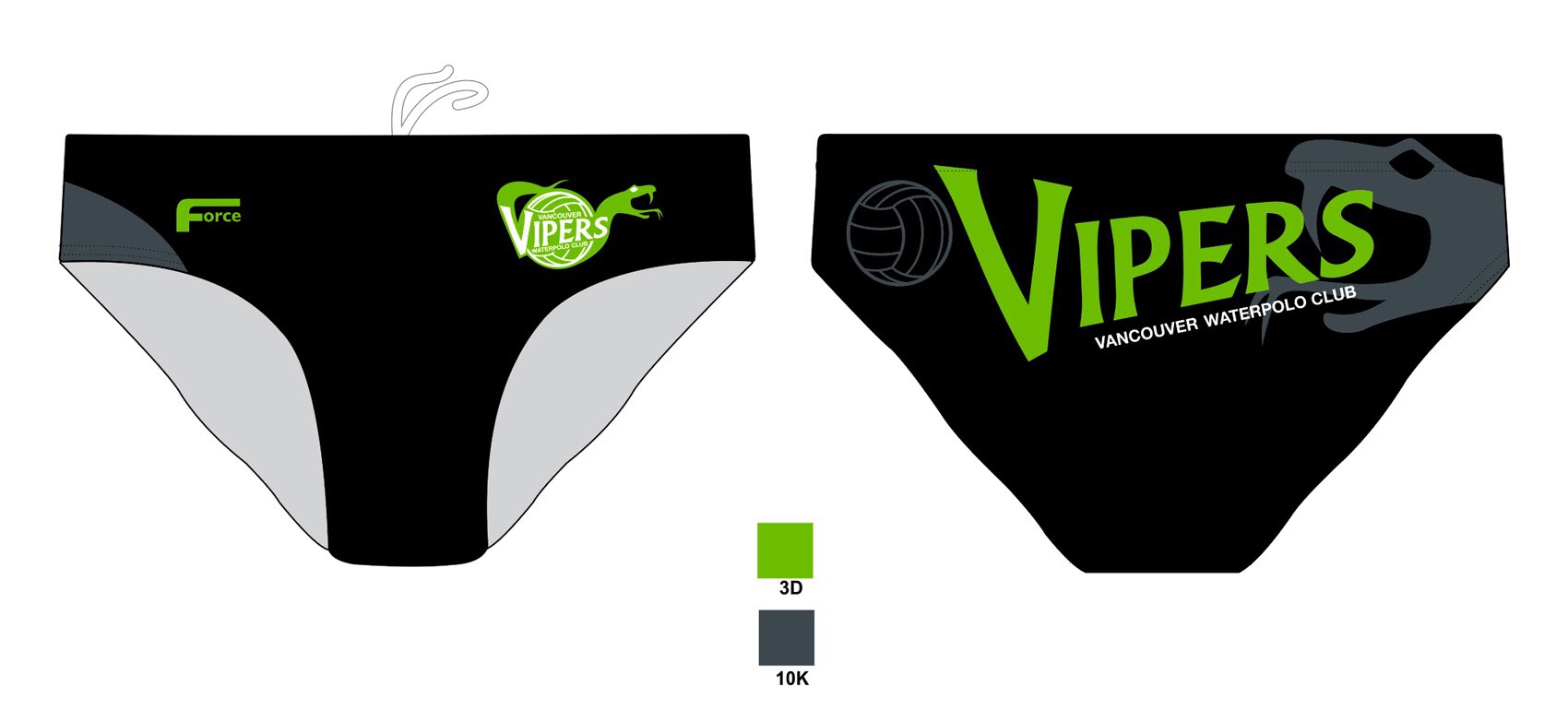 Men's briefs Vancouver Vipers Water Polo
