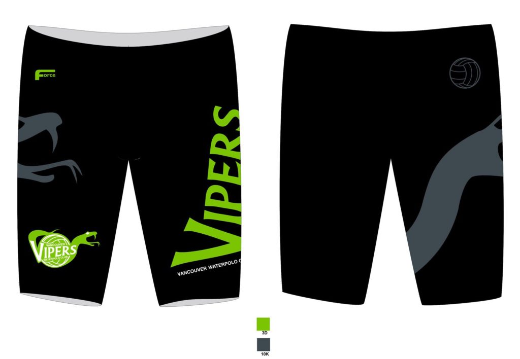 An image of Vipers jammers style swimsuit. 