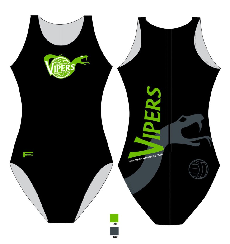 An image of Vipers one-piece swimsuit. 